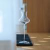 CRISON TT6203 Crystal Tulip Shape Tasting Glass Creative Goblet Whiskey Cocktail Cup with Lid Fragrant Glassware for Beverages