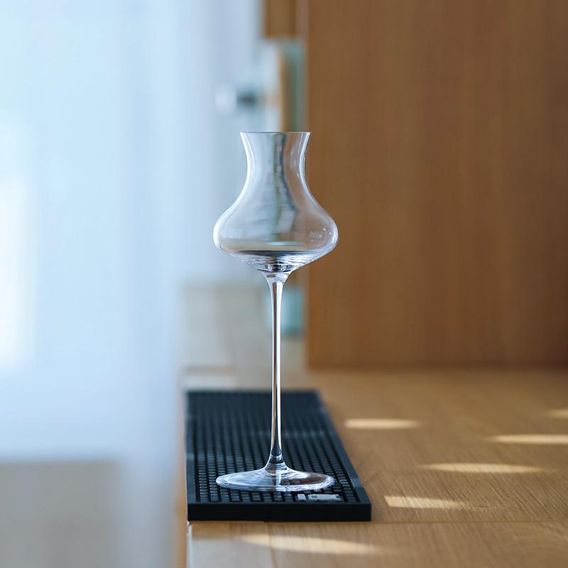 CRISON TT6203 Crystal Tulip Shape Tasting Glass Creative Goblet Whiskey Cocktail Cup with Lid Fragrant Glassware for Beverages