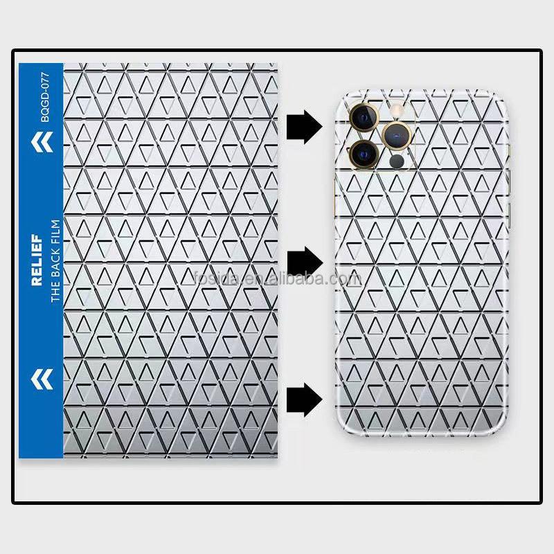 Full Coverage Phone 12 Pro Max Phone Skins Protective Sticker and Cases Mobile Phone Skin Covers серебряный