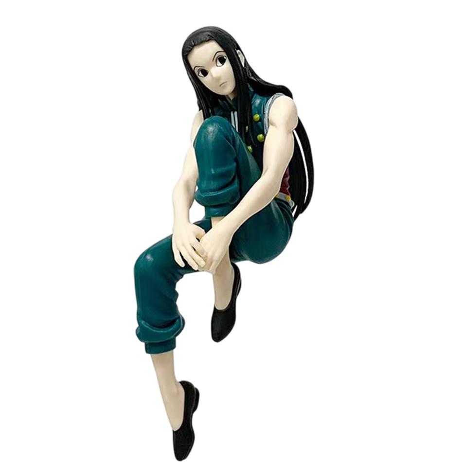 Anime Hunter x Hunter Figures Sitting Posture Xiaojie PVC Model Desktop Collection Ornaments Kids Gift
