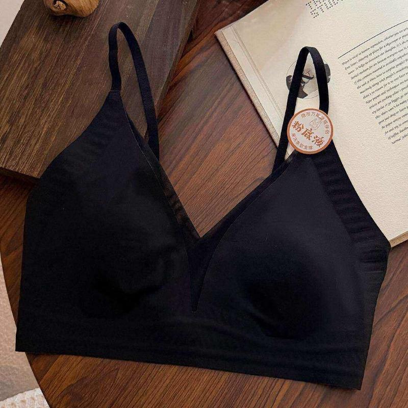 Seamless Wireless Cat Paw Cup Comfortable Gathering Anti Sag Women Bra
