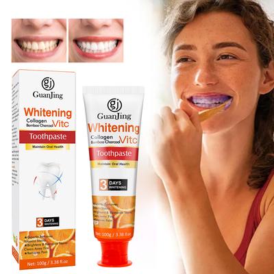Vitamin C Toothpaste Oral Cleaning Stains Removal Oral Care Stains Removal Oral Care Teeth Whitening