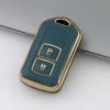 Gold Edge TPU Soft Key Case for 2-3 Button Toyota Camry, Yaris, Verso, Vios FS