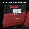 Leather Car Anti Kick Pad Seat Back Protector Mat Accessories For Mercedes Benz AMG W202 W212 W213 W220 W221 W222 C180 C200 C260