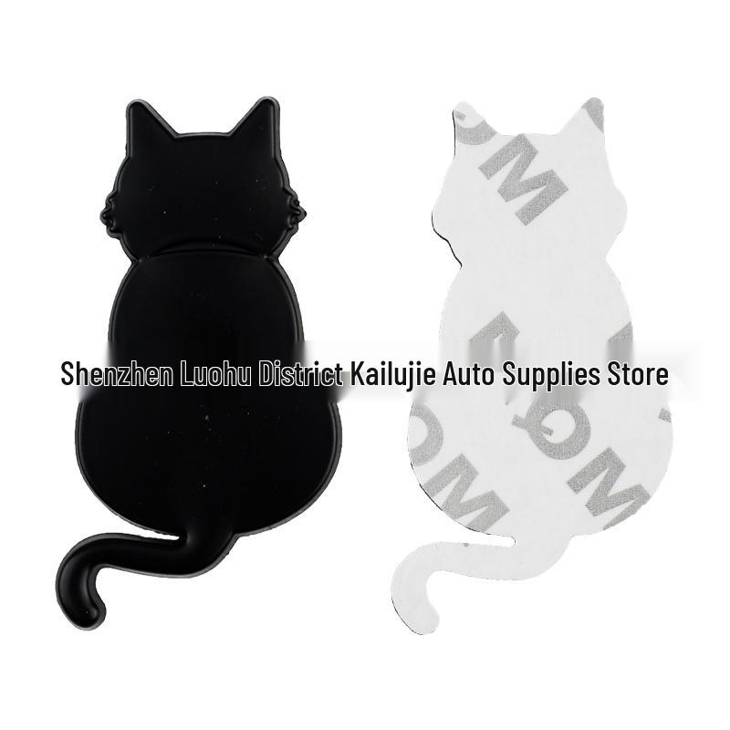 3D Cute Cat Car Sticker - Scratch Cover & Decoration
