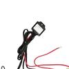 IDISON HID Wiring Harness 12V 130W 1pc Cable Wire Relay Wire Harness Controller for BI LED Projector Lens Installation Car Part