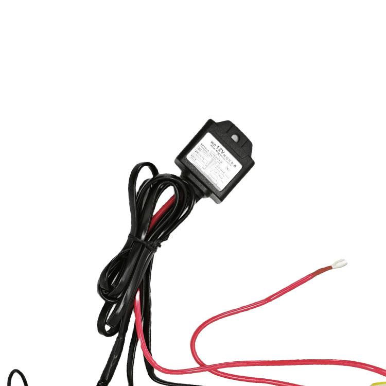 IDISON HID Wiring Harness 12V 130W 1pc Cable Wire Relay Wire Harness Controller for BI LED Projector Lens Installation Car Part