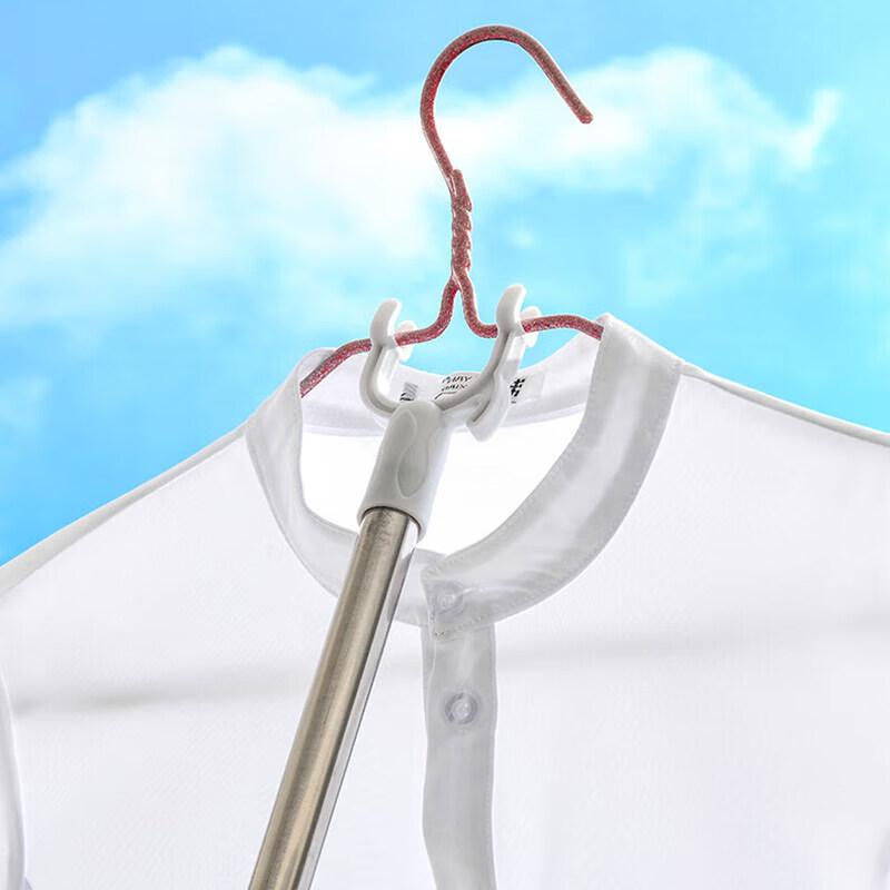 Extendable Stainless Steel Clothes Reacher Pole