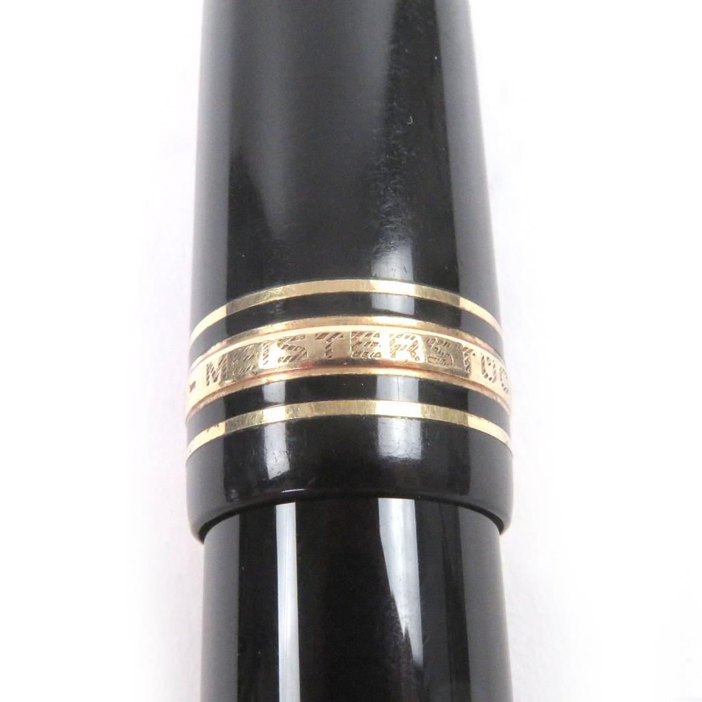 Very Good MONTBLANC fountain pen Meisterstück 149 Cap type black 14C mens Used