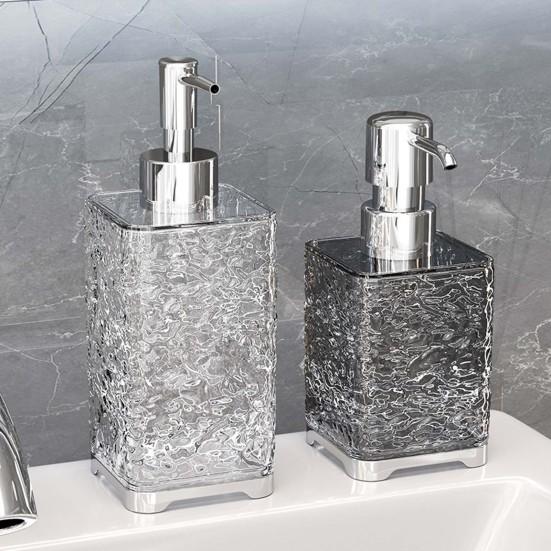300/400ML Ripple Liquid Soap Dispenser Shampoo Body Hand Wash Shower Gel