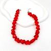 Fashionable And Popular Acrylic Red Love Necklace Bead Jewelry Accessories
