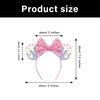 Character Design Sparkling Embellishments Hair Accessories For Holiday Birthday Parties Kids Adjustable Comfortable Stretchy Headwear