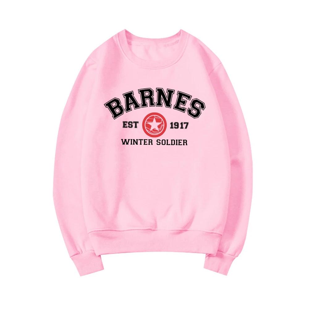 Vintage Barnes 1917 Sweatshirt Winter Soldier Shirt Bucky Barnes Crewneck Sweatshirts Unisex Grafik Hoodies Superhelden Pullover