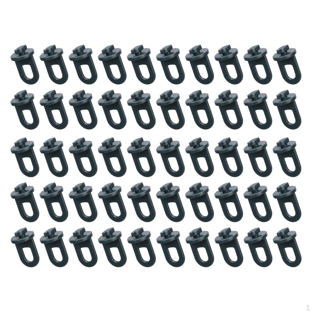 Gewächshaus Haken Befestigungsklemmen Deko Einfache Installation Zubehör Drehclips Stütze