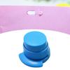 Stapleless Stapler Blue Round High Efficiency Smoothly Portable Needleless Hole Free Stapler for Office School