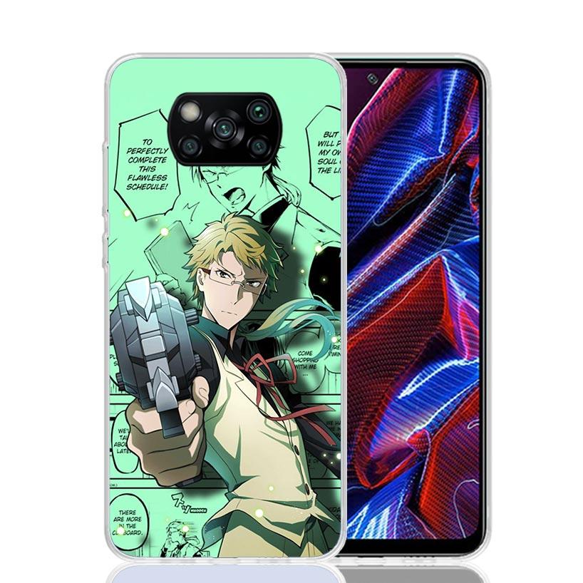 Bungo Stray Dogs Manga Phone Case For Xiaomi Poco X7 X6 X5 Pro F7 Ultra Redmi 15C 15 13 13C 12 12C 10 10A 10C 9 9A 9C 9T Cover P