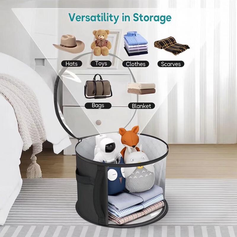 Stackable Round Hat Storage Box
