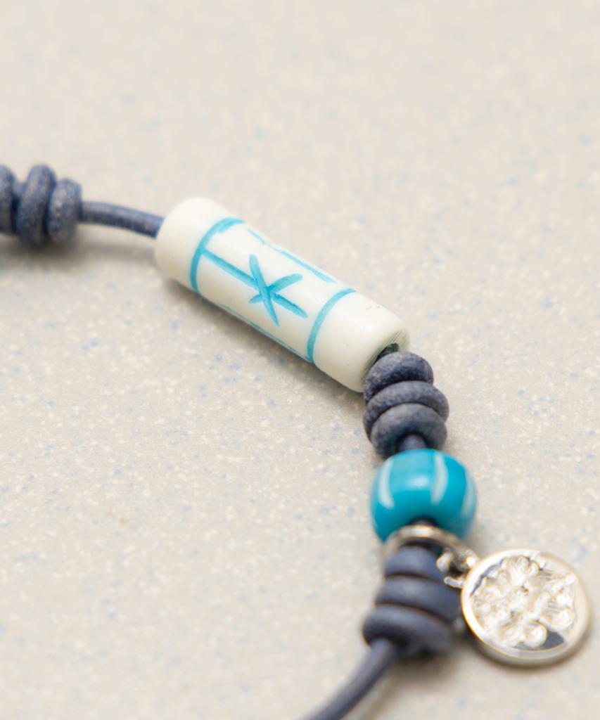 Towtow Archive Praying Bracelet Sea Blue