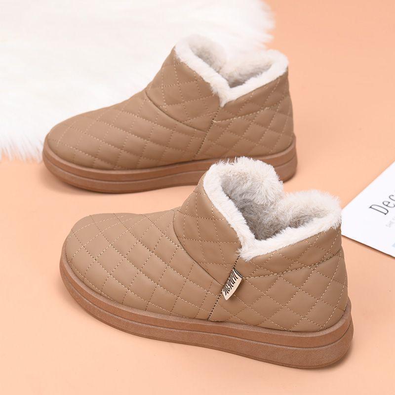 2025 Women's Winter Plush Snow Boots - Warm, Non-Slip, Lightweight Booties