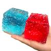 Squishy Ice Skin Maltose Fidget Toy Shiny Square Stress Relief Soft Cube Slow Rebound Squeeze Toy For Friend Festival Gifts