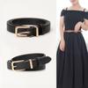 Women's belt New fashion casual belt Women's, versatile high-end simple ins style with jeans belt