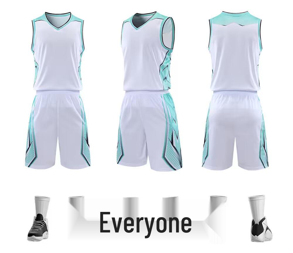 Custom Printed Plus Size Basketball Uniform Set - Men's Team Sports Jerseys