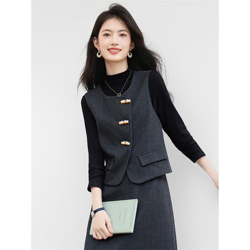Women's Fashion Wool Vest Coat