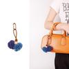 Portachiavi e Ciondolo per Borsa con Nappa a Forma di Palla di Bacca di Bayberry in Stile Zhang Yuanying