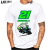 Franco Morbidelli 21 GP Rennsport T-Shirt Sommer Herren Kurzarm Hip Hop Junge Freizeit Weiß Oberteile Mann Motorrad Fahrt T-Shirts