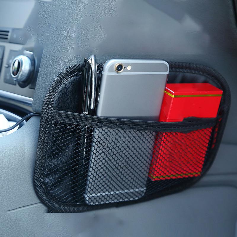 Universal Car Seat Back Organizer Car Storage Net Bag Oxford Fabric Auto Seat Side Storage Pocket Interior Organizer Accessories