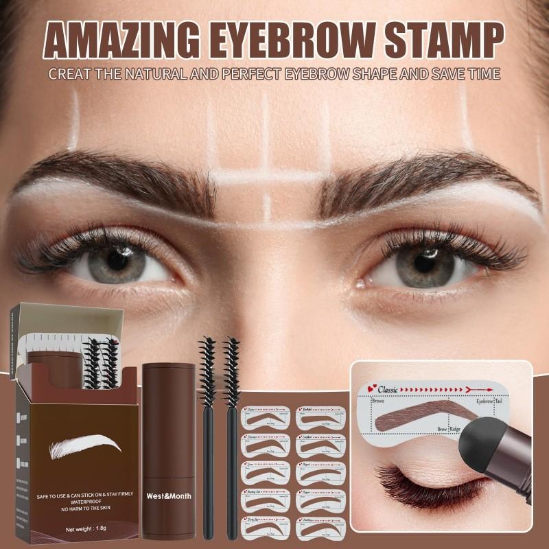 West Month Waterproof Long Lasting Deep Brown Eyebrow Powder For Effortless Makeup