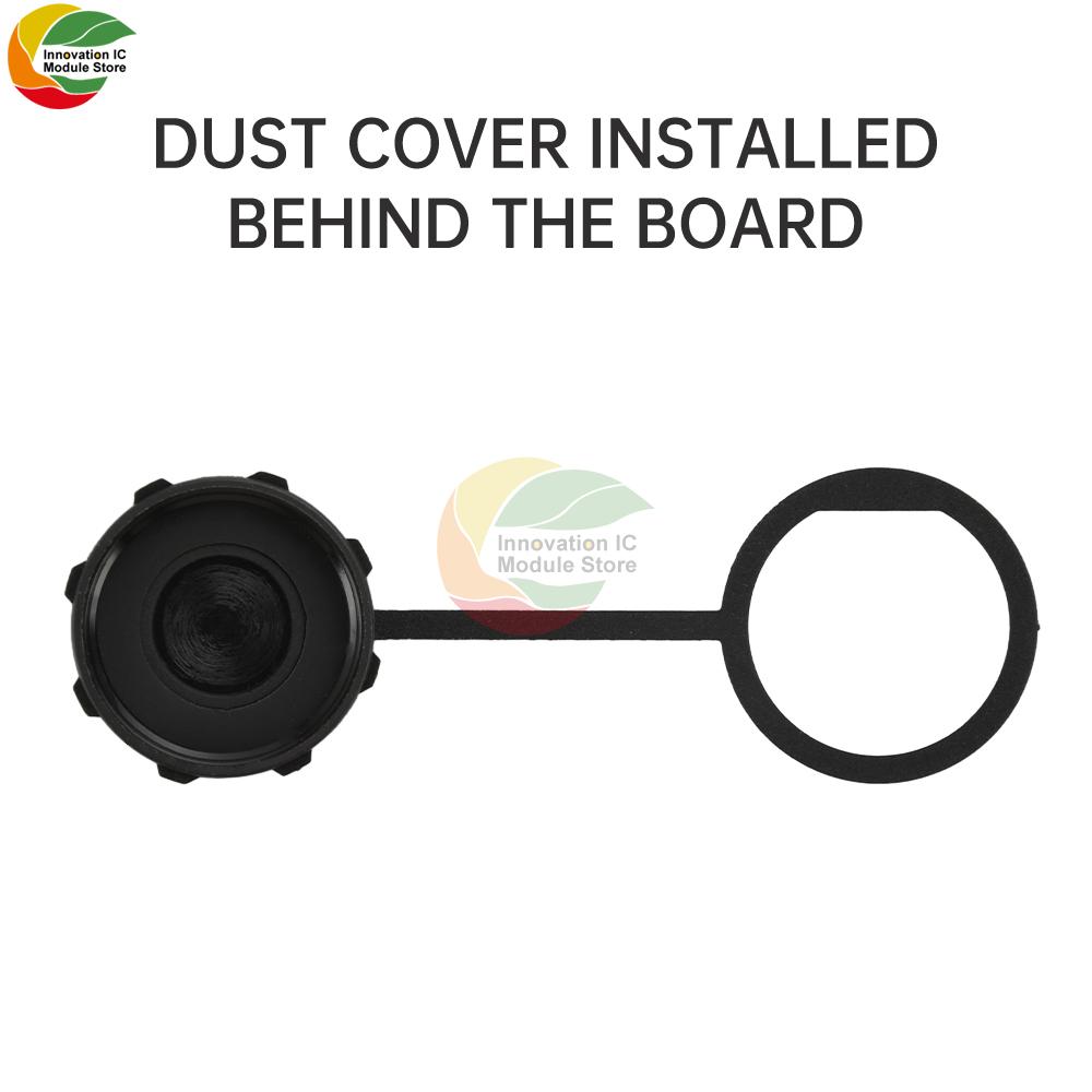 

TF Mini Waterproof SIM Card Adaptor IP67 Threaded Back Mount Female Solder Socket FPC Connector Panel Mount Connector 1PCS