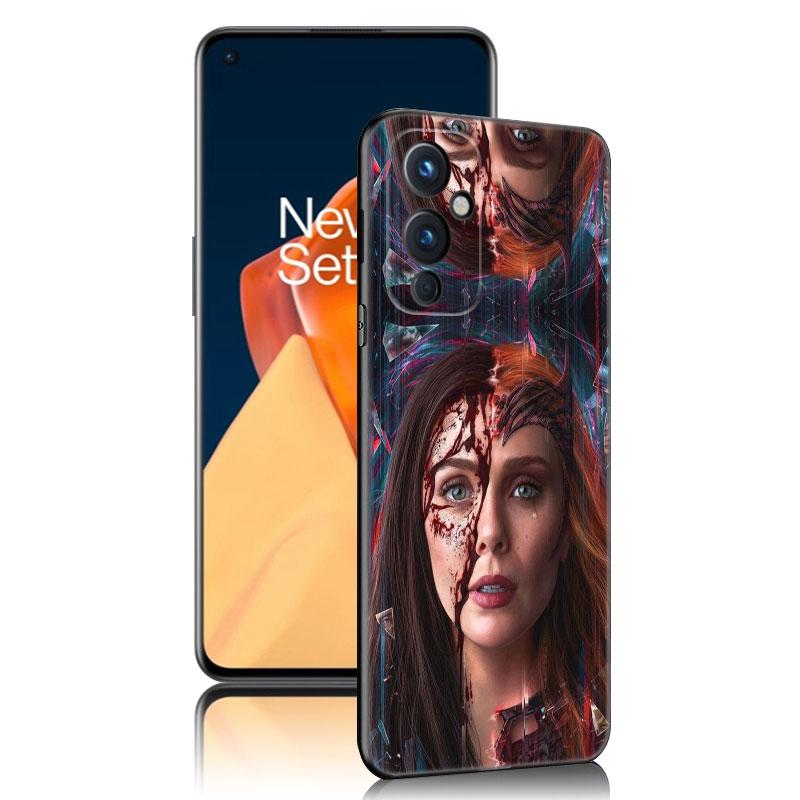 Scarlet Witch Black Silicone Phone Case For OnePlus 9R 10R 11R 12R ACE 2 Pro 2V 3V Nord CE 2 3 Lite 4 N10 N20 N30 SE 5G