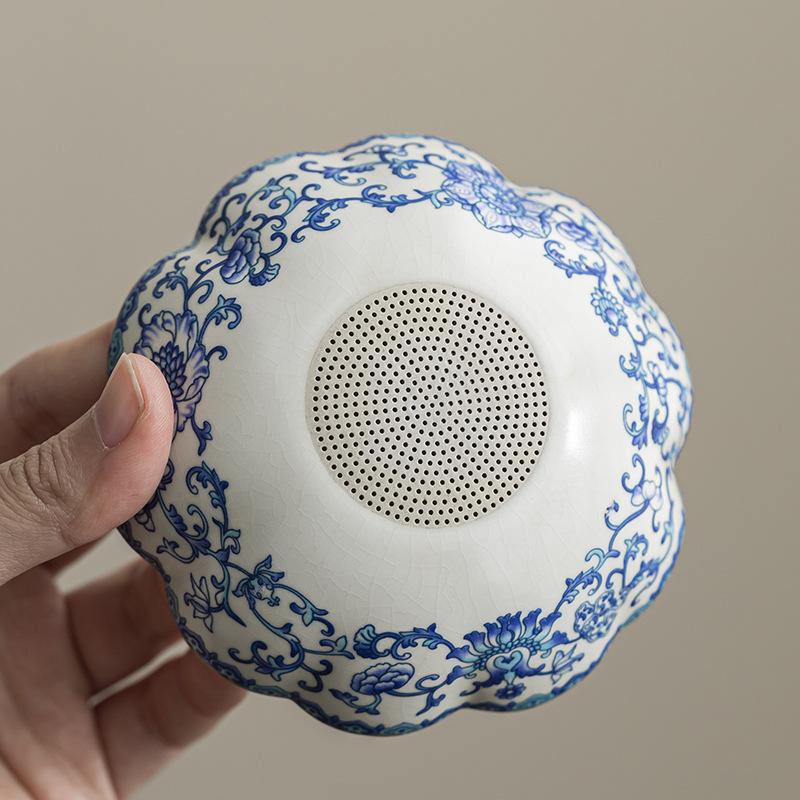 Ru Kiln Beige Tea Residue Filter, Tea Leak, Kung Fu Tea Set Accessories Can Raise High-end Light Luxury Boutiques