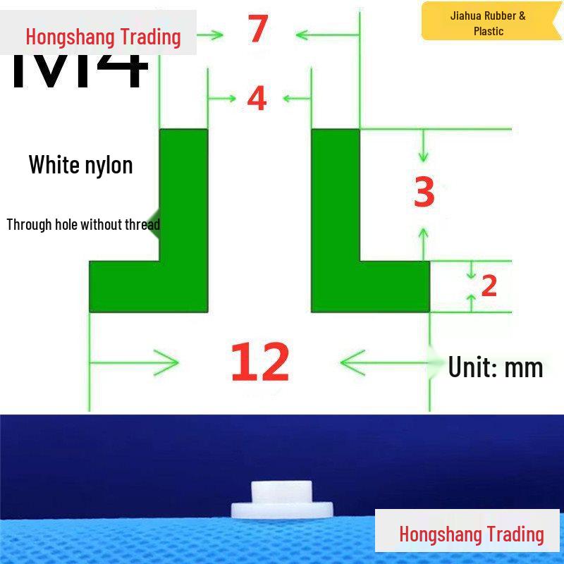 Step T-Shaped Nylon Insulating Bushing Washer, M3-M35 Thread Protection Spacer