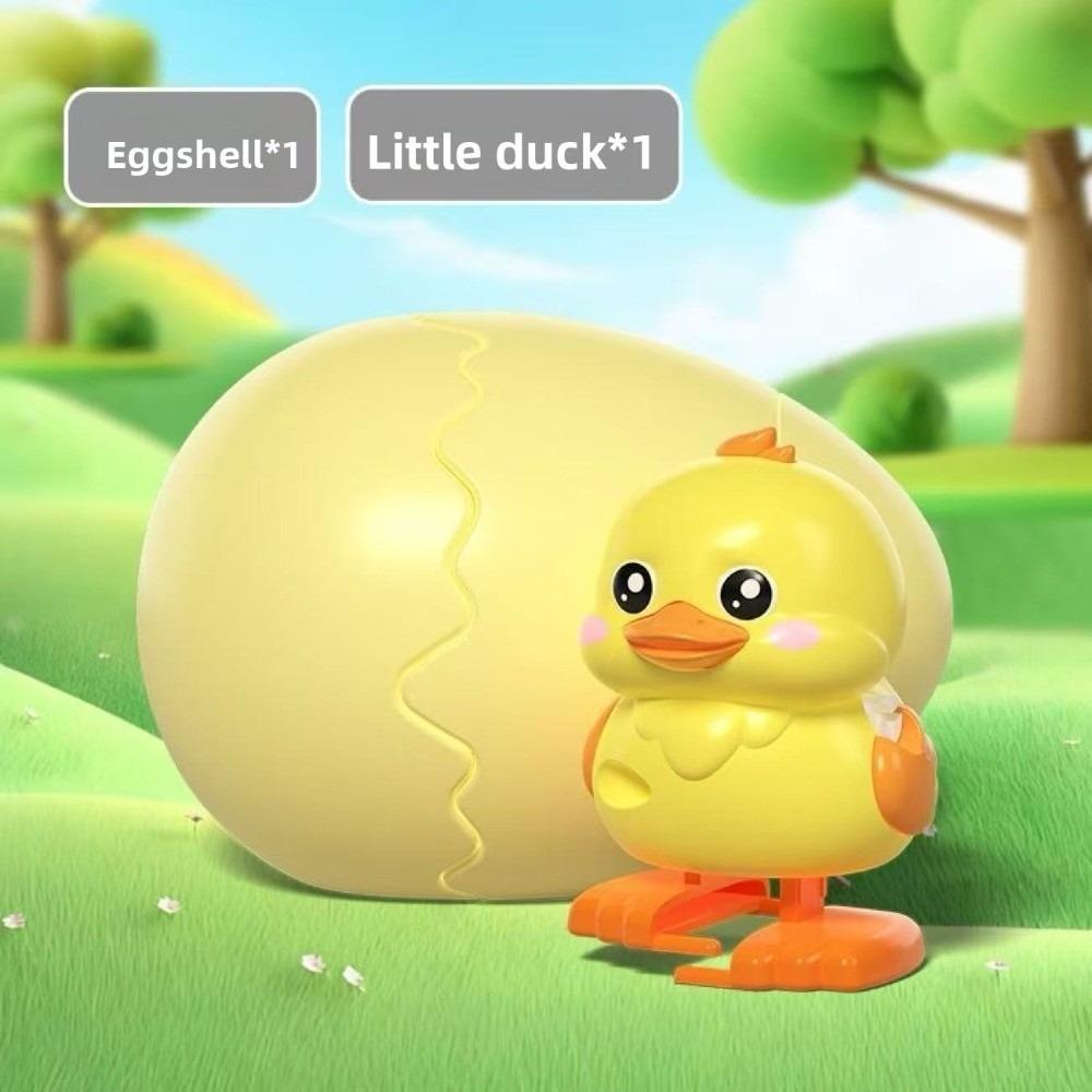 Breaking The Shell Jumping Egg Clockwork Duck Jumping Egg Toy Portable Animal Shape Assembly Toys