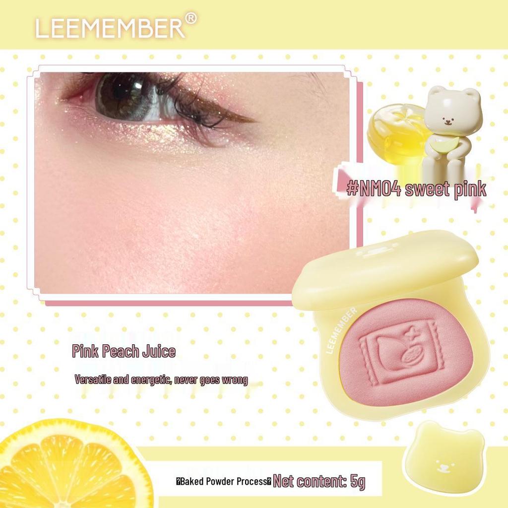 Fruit Punch Litchi Single Eyeshadow & Multi-Use Highlight Powder: Lemon Bear Dreamcore Edition