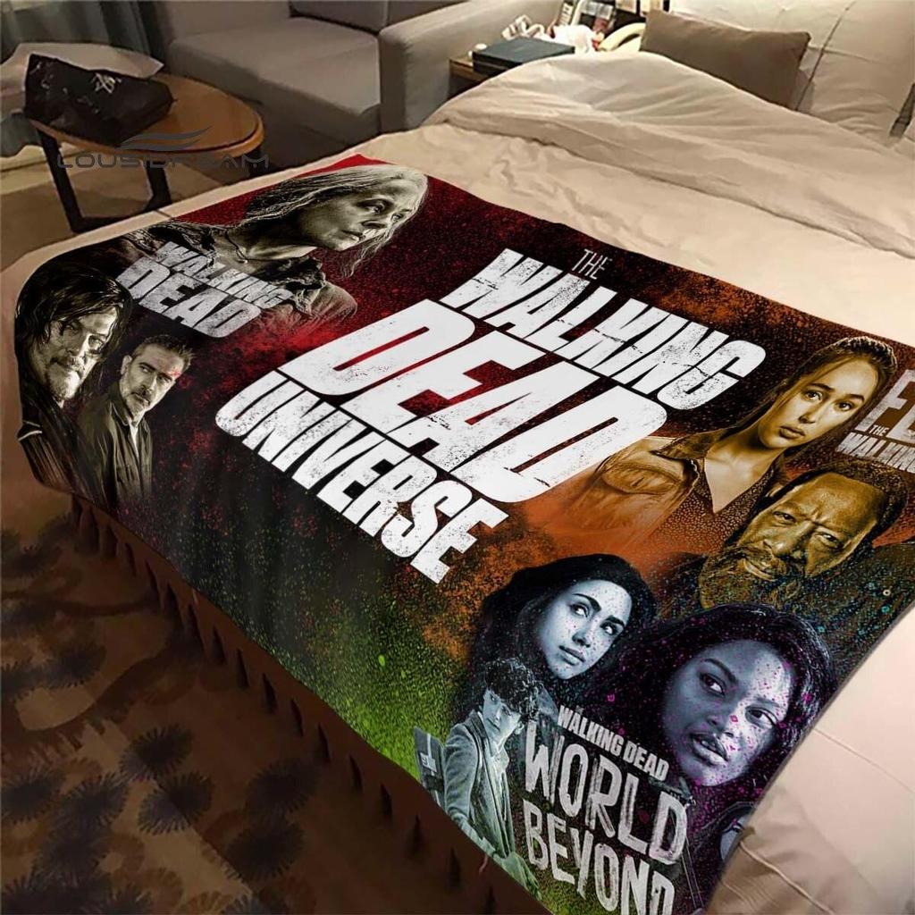 Daryl Dixon The Walking Dead Throws Blanket Horror TV Series Sofa Blanket for Adults and Children Bedroom Living Room Decoratio