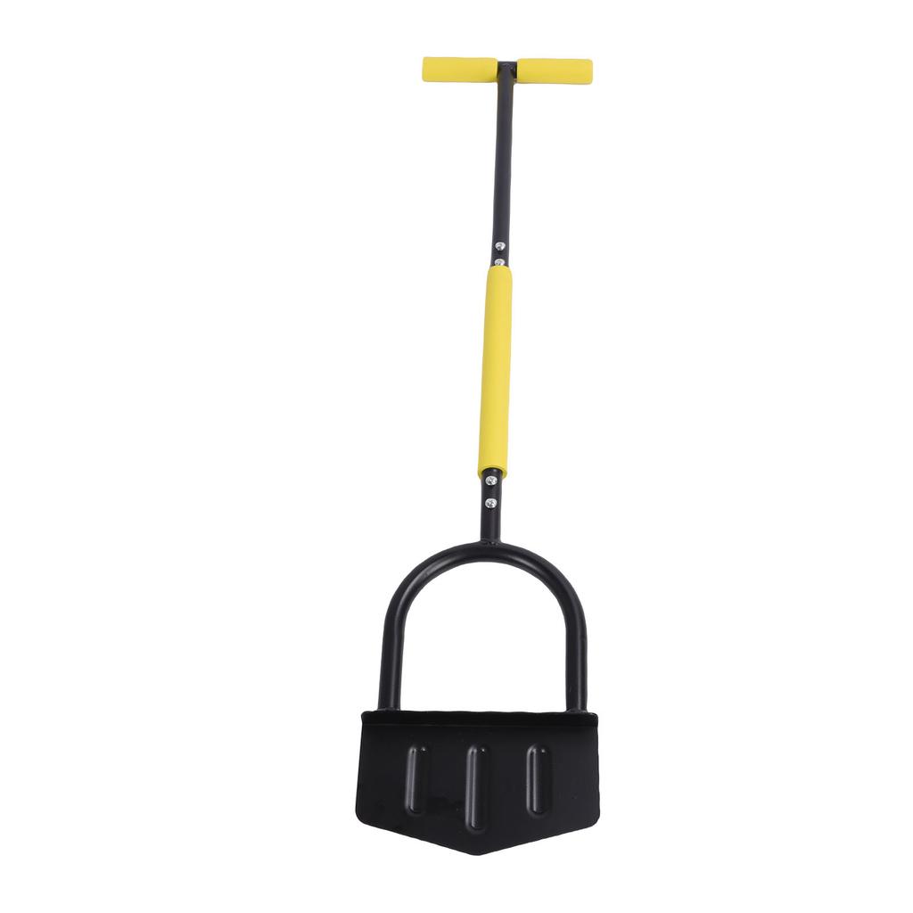 Edger Lawn Tool T Handle Stainless Steel Half Moon Lawn Edger for Garden Flower Bed Sidewalk