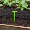 Yousheng 10Pcs Plastic Screw-in Tent Stake, Heavy Duty T-shaped Canopy Tent Peg, Windproof Spiral Ground Stake for Outdoor Camping Hiking