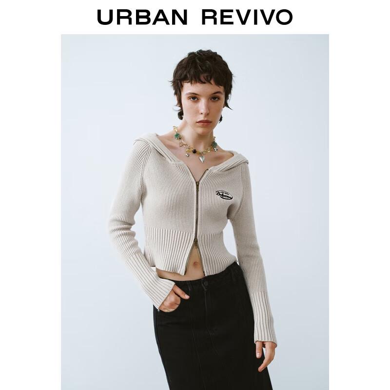 

Женский хлопковый вязаный кардиган с вышивкой UR M