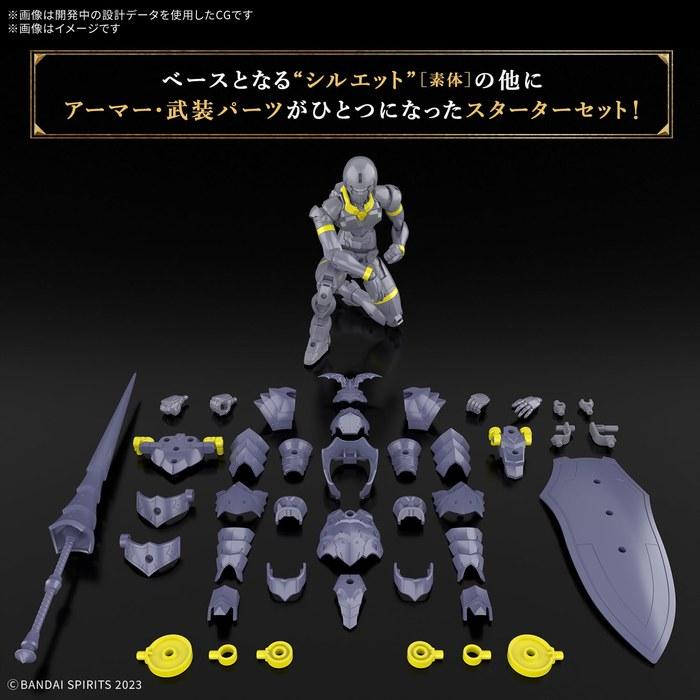 BANDAI SPIRITS 30MF Lieberlancer Color-Coded Plastic Model Multicolor Small