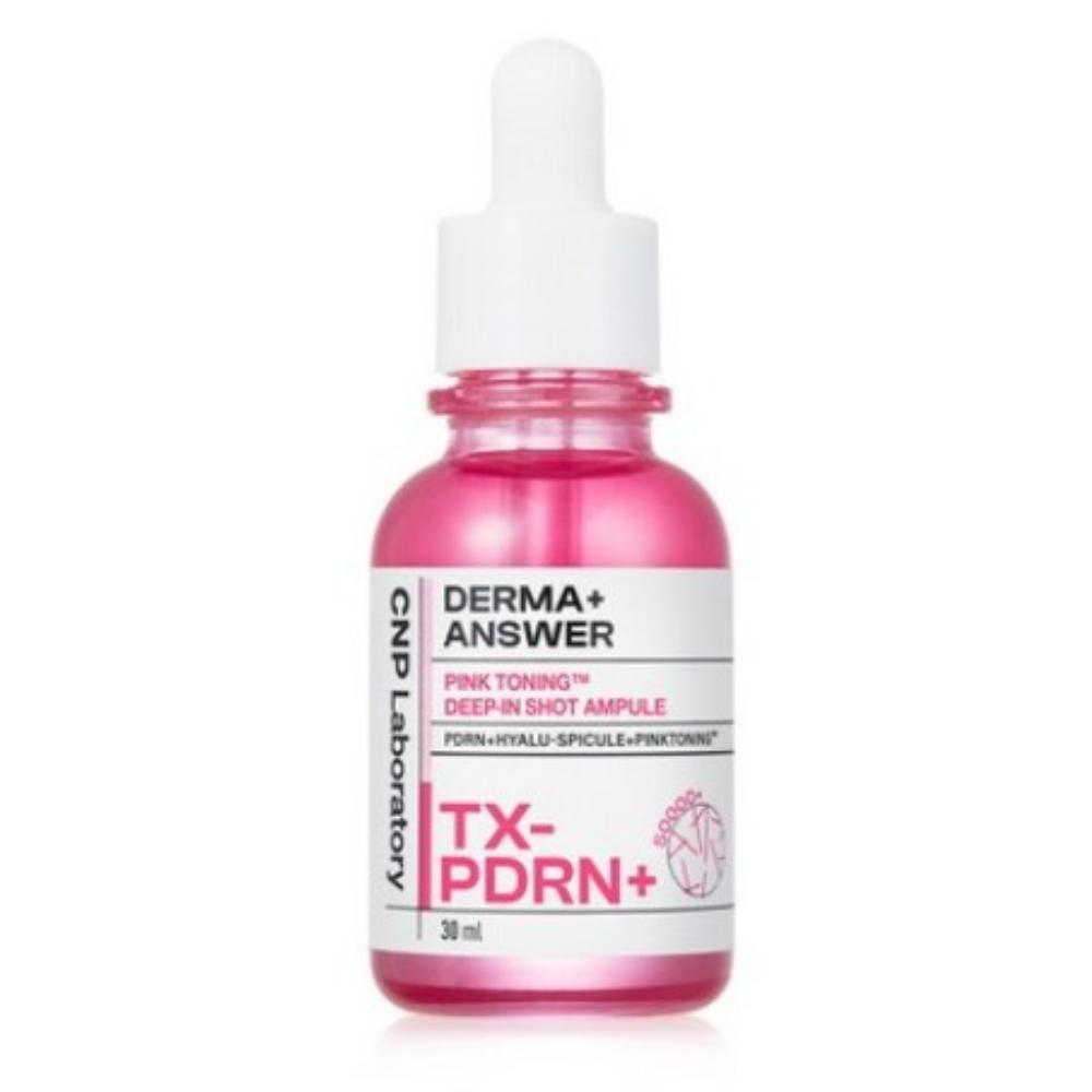 CNP Laboratory Derma+ Answer Pink Toning Deep-in Shot Ampule Brightening Hydrating Serum 30ml