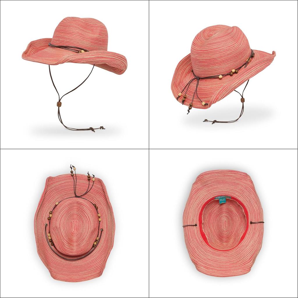 Sunday Afternoons Sunset Hat UPF 50+ Western Women's Sun Hat | Shapeable brim, slip-knot sizing, grosgrain sweatband, recycled polyester braid,