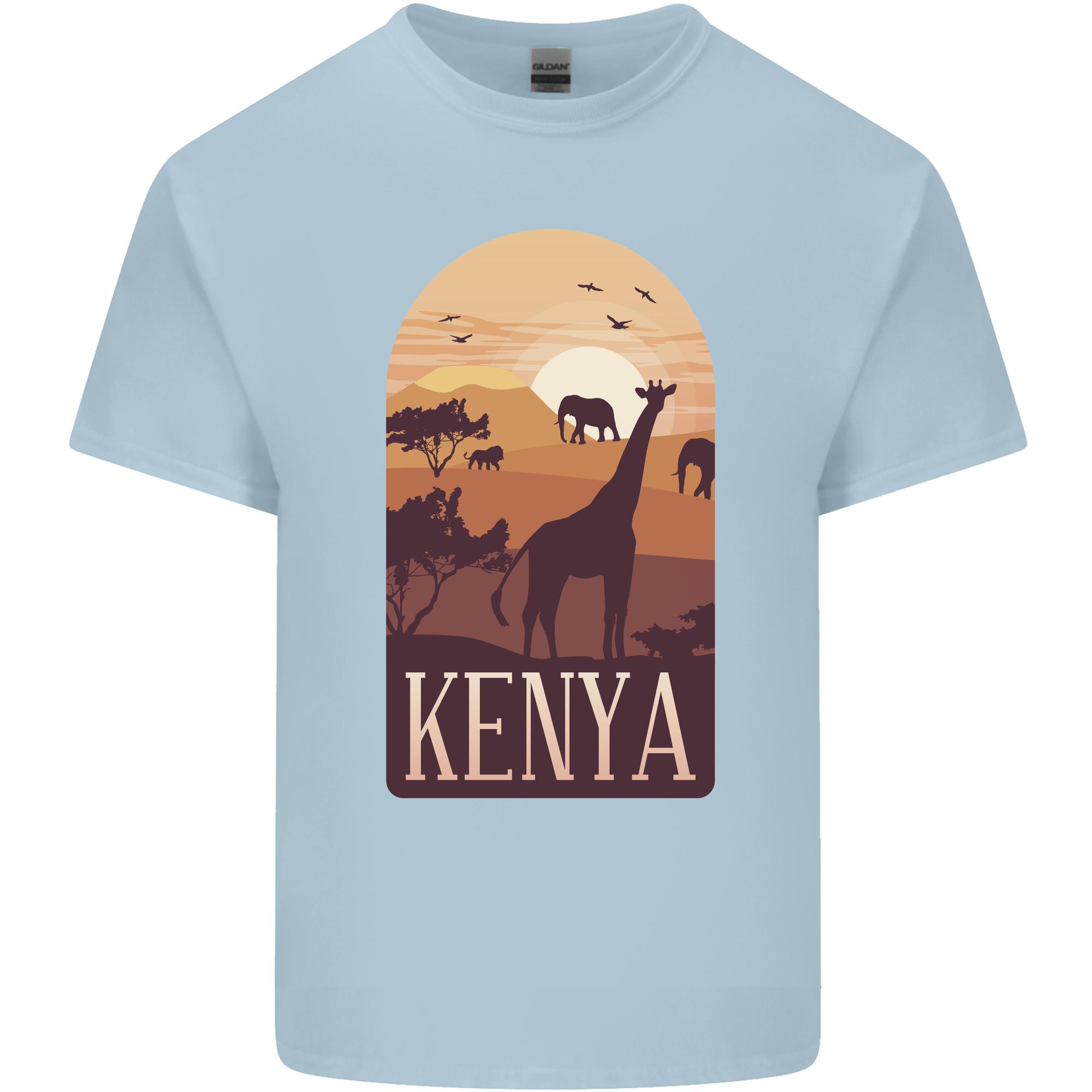 Kenya Safari Souvenir Unisexs Light Cotton Tshirt S