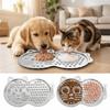 Non‑slip Lick Pad Anti‑choking Dog Enrichment Feeder New Stainless Steel Lick Mat  Dogs & Cats,