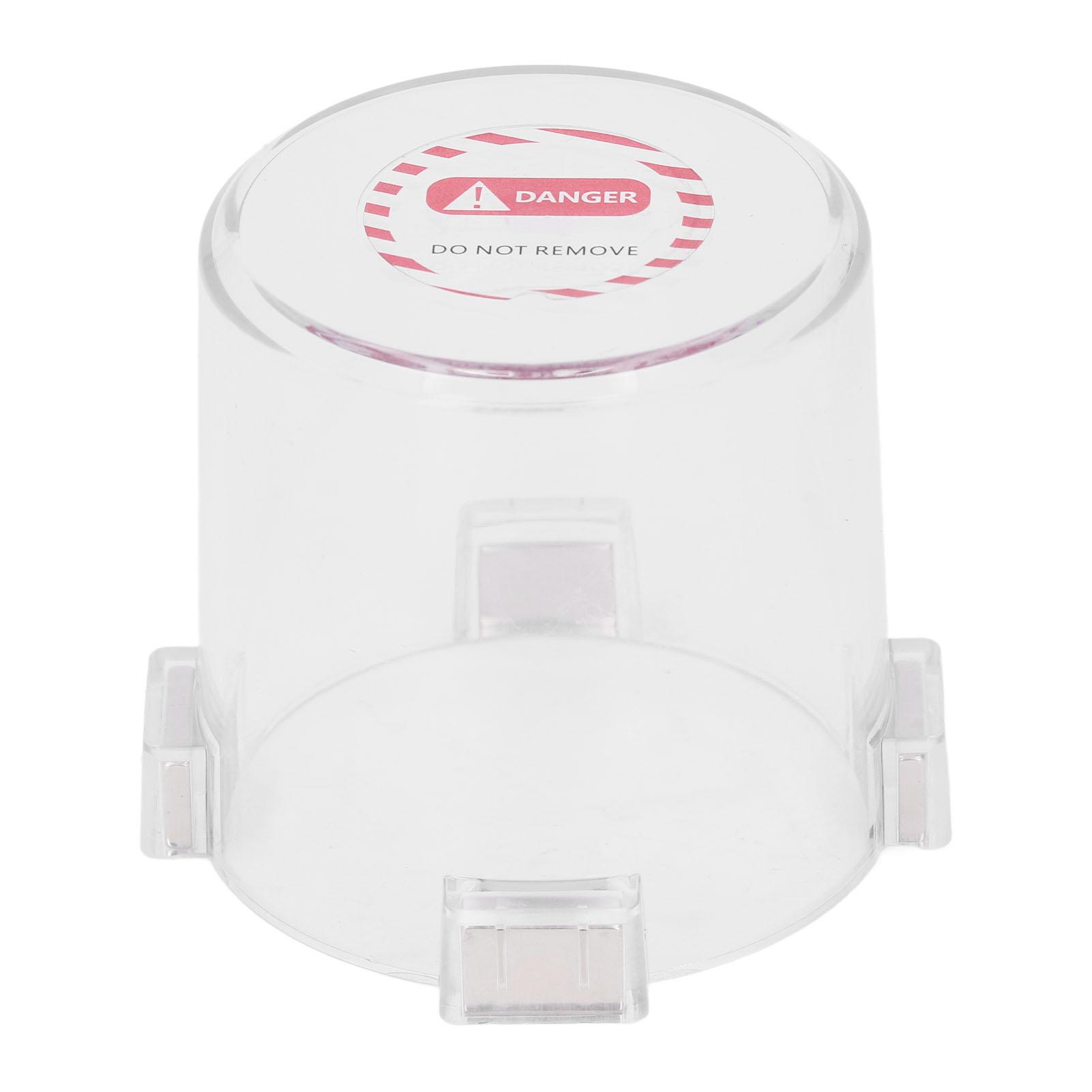 

Emergency Stop Button Protective Cover Strong Magnetic Clear Round Push Button Switch Guard for