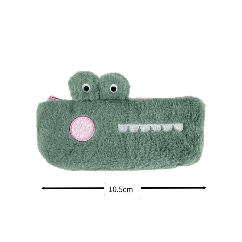 Rabbit Cartoon Crocodile Pencil Case Animal Plush Toy Highcapacity Kid Gifts