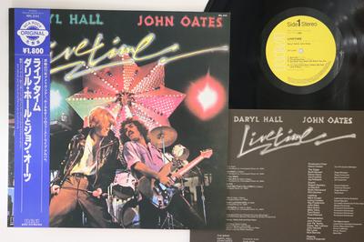 LP Record DARYL HALL, JOHN OATES - Livetime RPL2141 RCA 1986 Japan Obi Rock Used