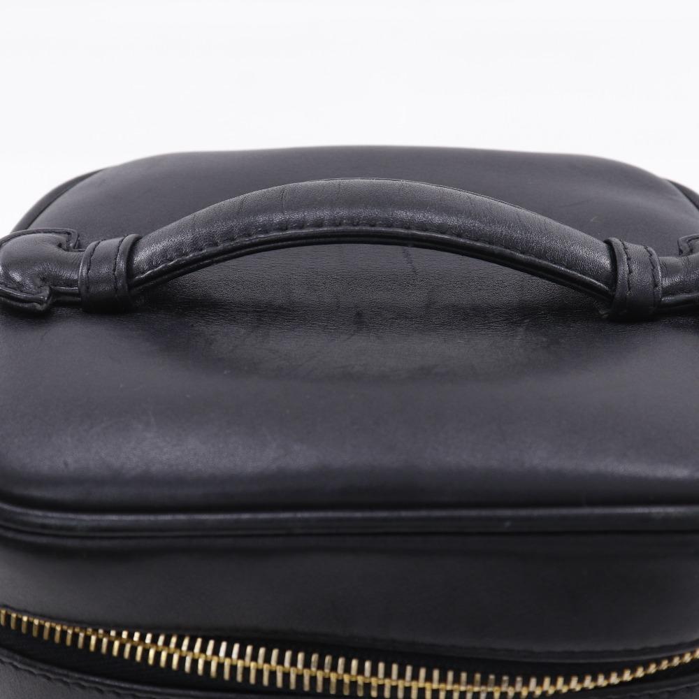 CHANEL Vanity Vanity A01619 Bicolole vintage black Calfskin Women Used